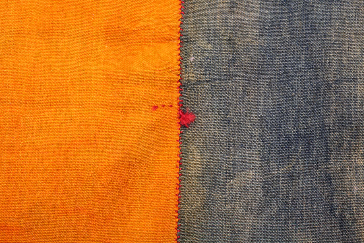 Kurdischer Flachgewebter Flachgewebe-Teppich aus Wolle, polychrom (Türkisch) im Angebot