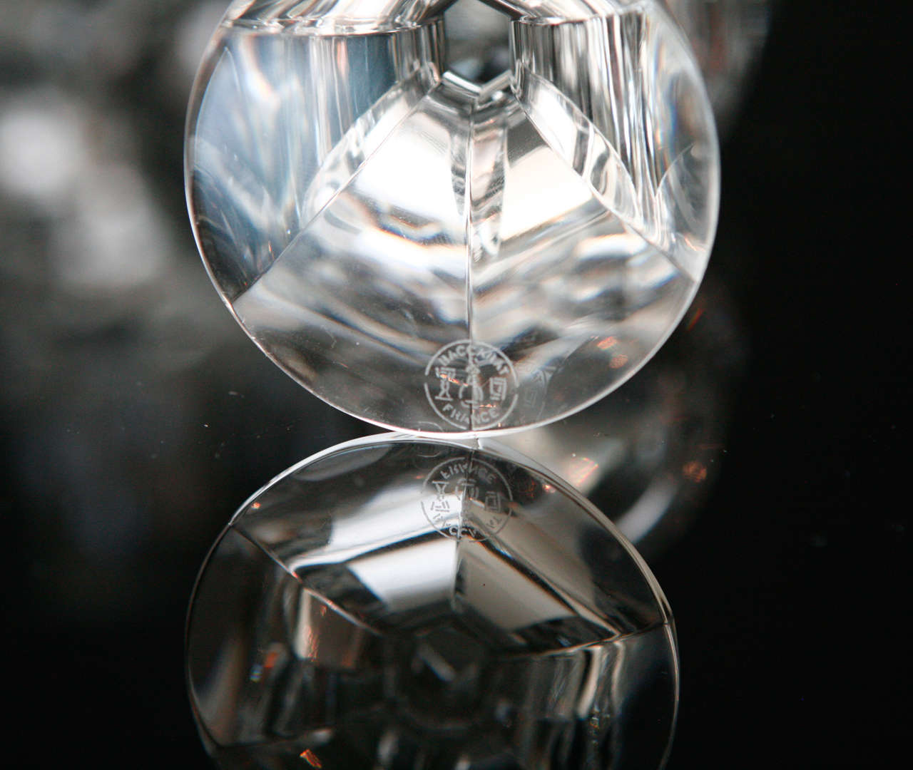 36 Pieces "Narcisse" Crystal Stemware with Decanter by Baccarat at