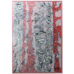 Large 1970s Abstract Painting by Jean Megard 8