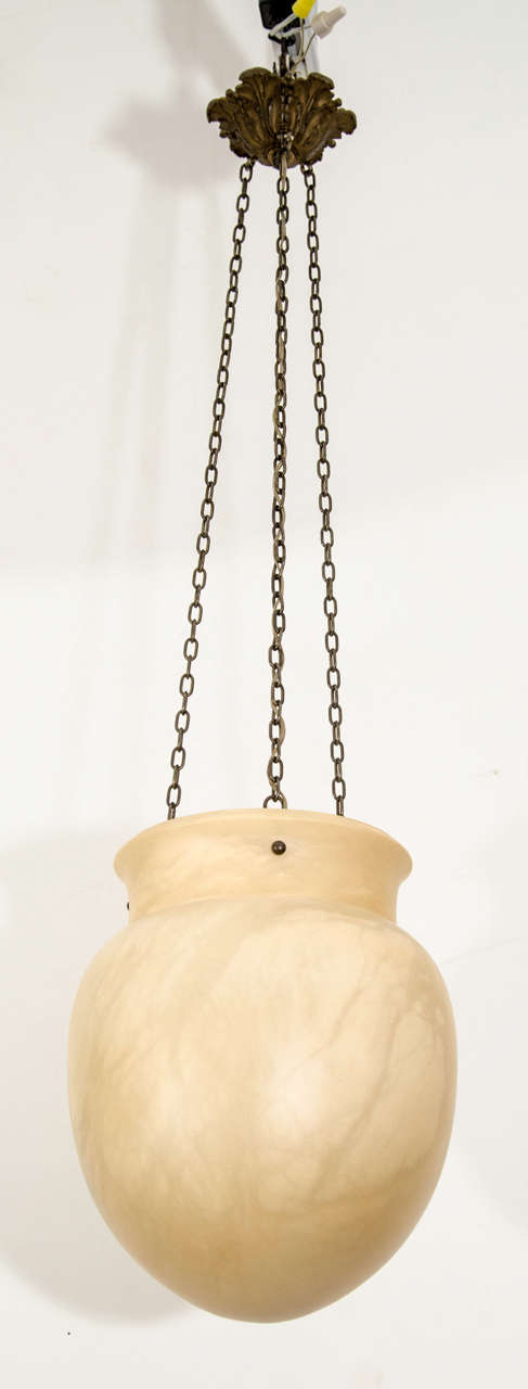 An Alabaster Light Fixture