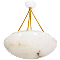 An Alabaster Light Fixture