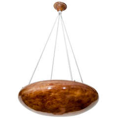 An Alabaster Light Fixture