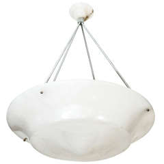 An Alabaster Light Fixture