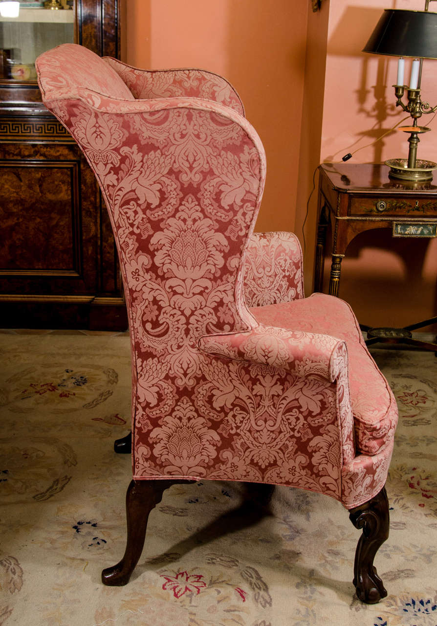 English George II Wing Chair