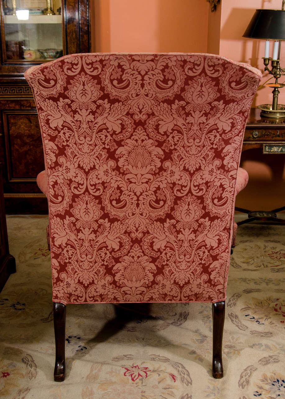 George II Wing Chair In Excellent Condition In Westwood, NJ