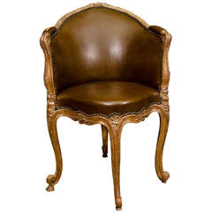 Antique A Fine Louis XV Fauteuil de Bureau