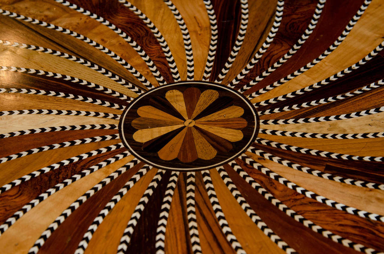 19th Century Anglo-Indian Inlaid Center Table