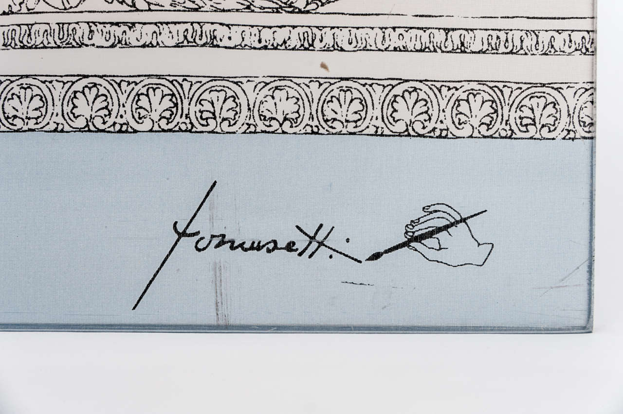 Italian Atelier Fornasetti methacrylate ocassional table, Italy circa 1995 For Sale