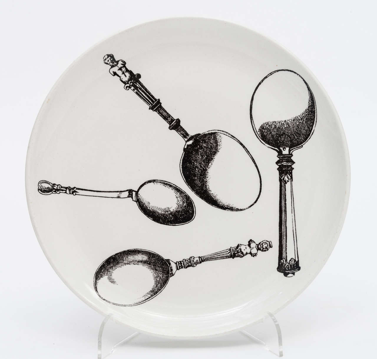 Early Set of Six Plates by Piero Fornasetti 4