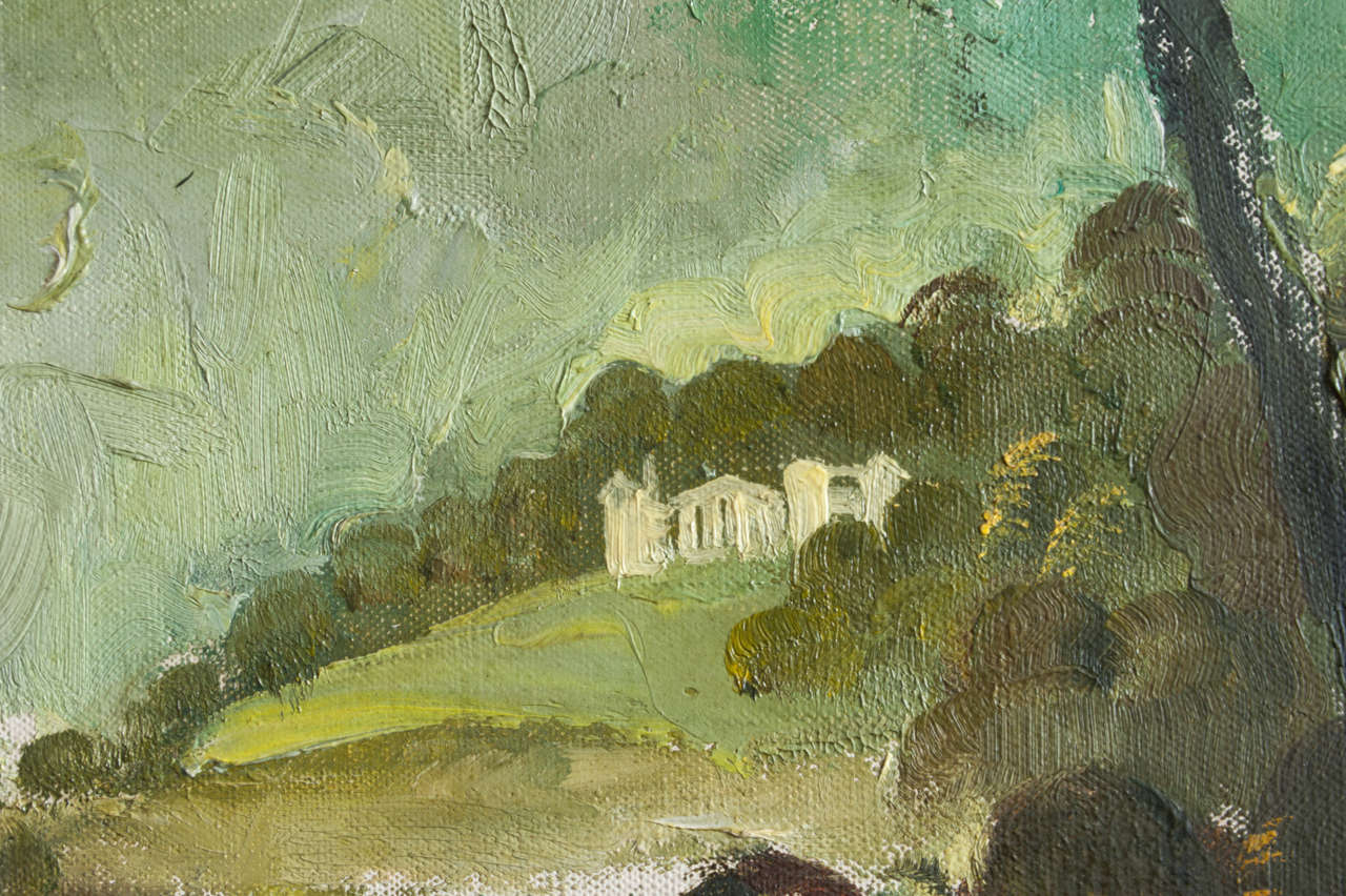 British Zinkeisen painting oil on canvas 