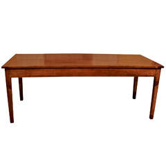 French Cherry Wood Farm Table