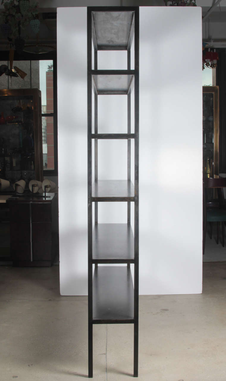 custom metal bookcase