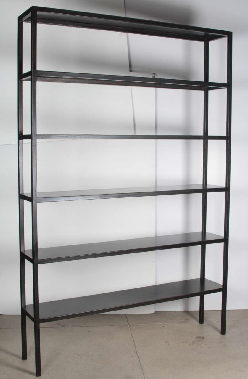 Custom Steel Bookcase For Sale at 1stDibs custom metal bookcase