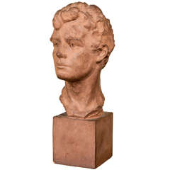 Bust in Terracotta Circa 1930