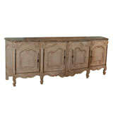 Painted Walnut Enfilade from France