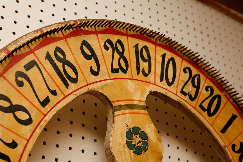 Wood Original H.C Evans Carnival Game Wheel