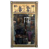 Trumeau mirror w/ classical motif