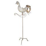 Rooster Weathervane 19th Century Wrought Iron Handmade