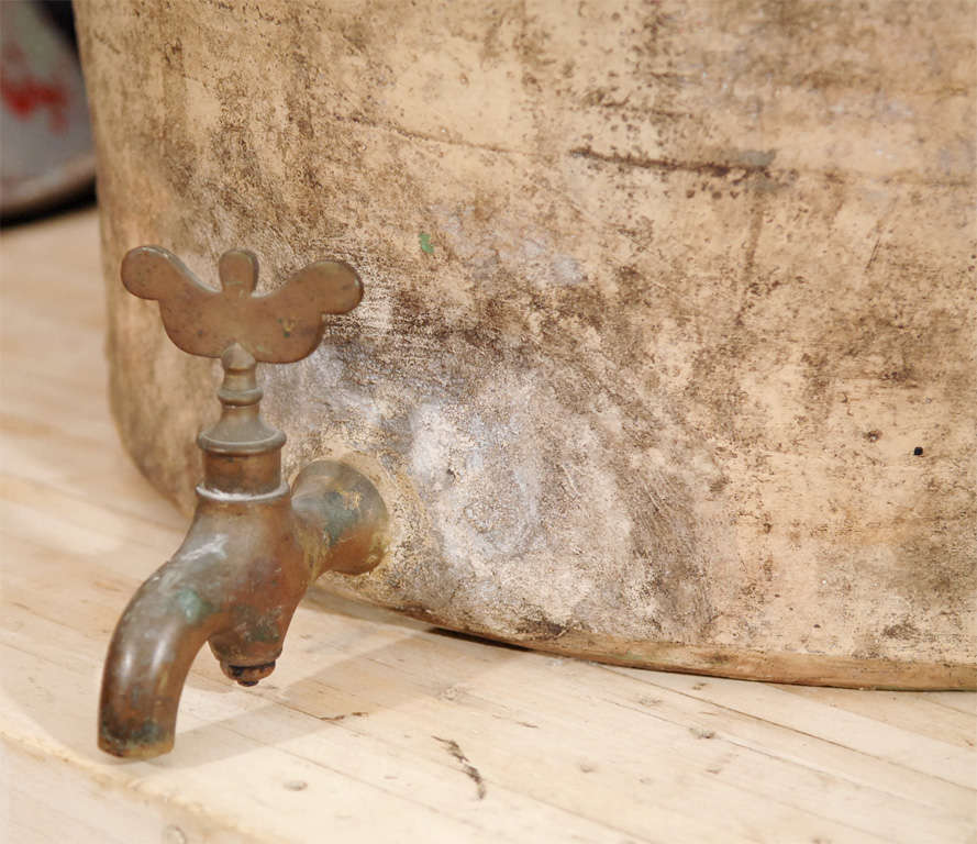 Stoneware Vessel with Lid & Spigot