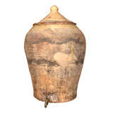 Stoneware Vessel with Lid & Spigot