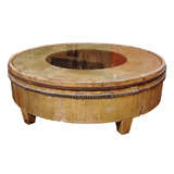 Industrial Butter Churn Coffee Table