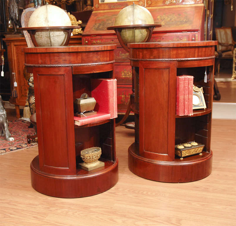 19th English Regency Cylinder Tables