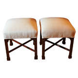 Chinese Chippendale Stools