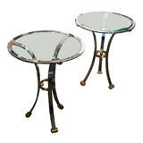 Polished Chrome Round End Table