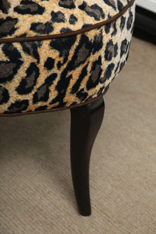 Pair of  Faux Leopard Bedroom Chairs 4