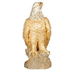 Hand Carved and Gilded American Eagle