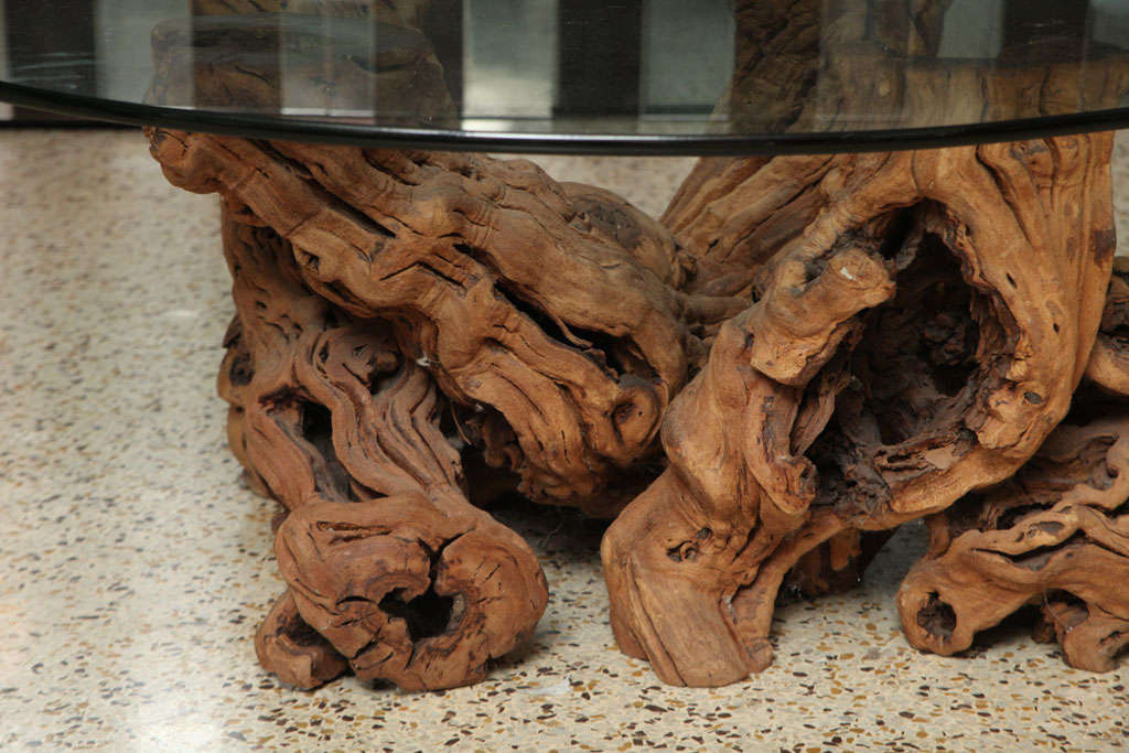 Wood Vintage Cypress Coffee Table