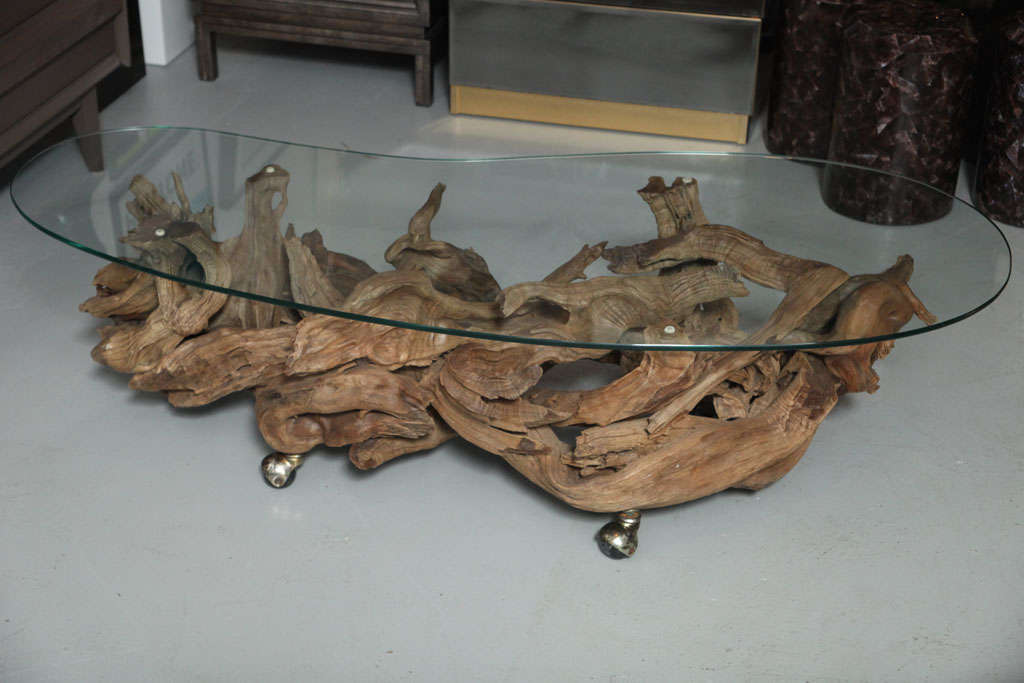 1960's Driftwood Coffee Table 1