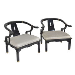 Pair of Ming Chairs by Century