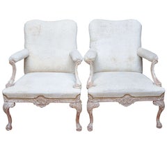 Pair of Regence Style Fauteuils