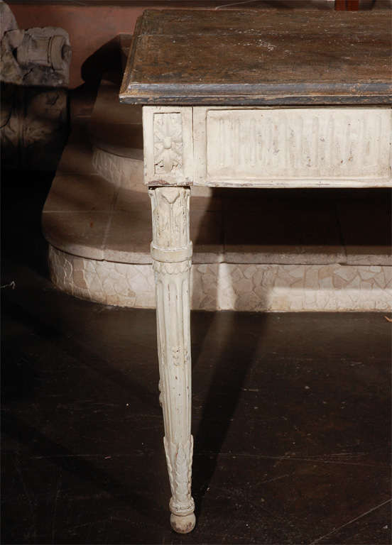 Italian carved console Table
