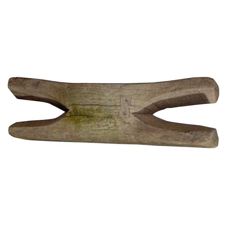 African Vintage Wood Coffee Table For Sale at 1stdibs