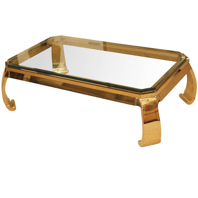 Elegant Asian-Inspired Coffee Table