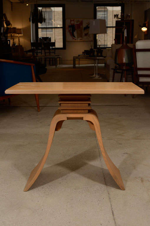 American Oak Side Table by Paul Frankl for Brown Saltman