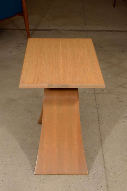 Oak Side Table by Paul Frankl for Brown Saltman 3