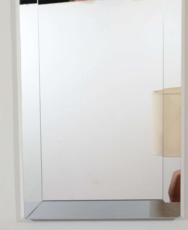 Modernist Shield Mirror In Excellent Condition In New York, NY