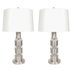 Pair of Art Deco Lamps Designed by Russel Wright