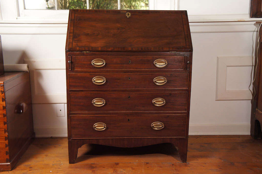 American 18th Century Mahogany Desk