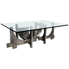 Artist Marino di Teana Sculptural Low Table, 1974