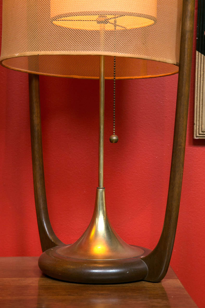 Pair of Mid-Century Modern Lamps by Modeline In Good Condition In Stamford, CT