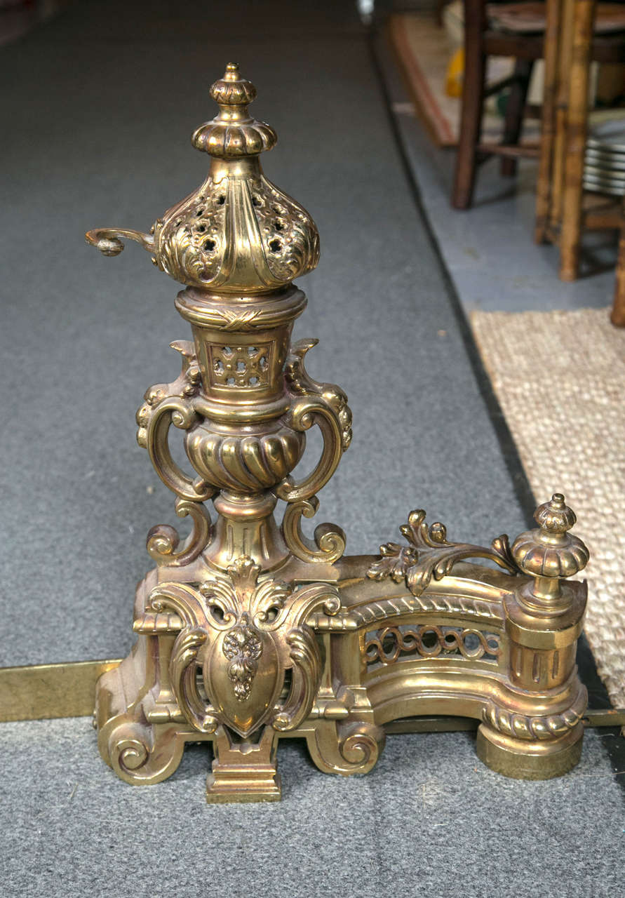Louis XVI French Louise XVI Style Andirons For Sale