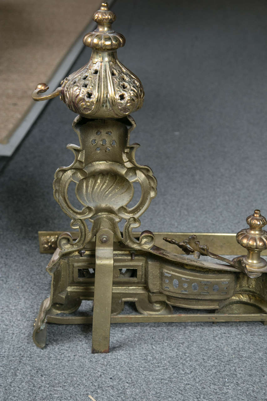 French Louise XVI Style Andirons For Sale 3