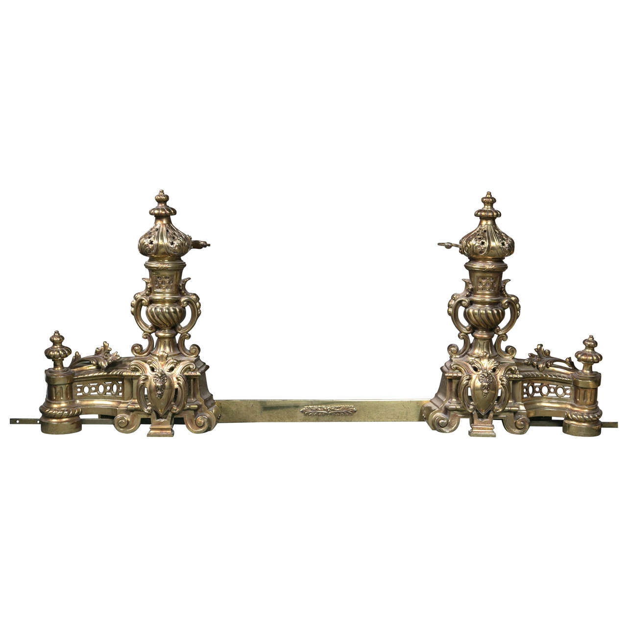 French Louise XVI Style Andirons For Sale