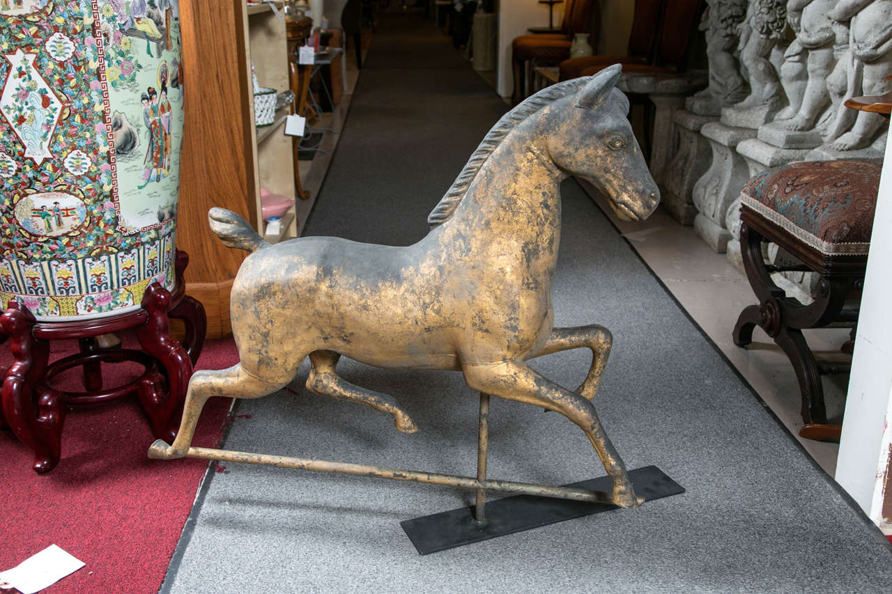 Late 19th Century Hackney Horse Weathervane For Sale