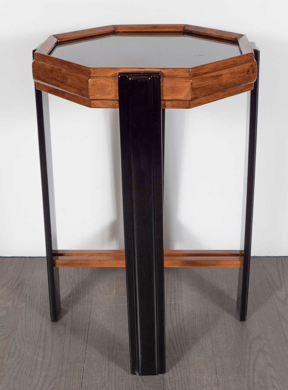 Art Deco Machine Age Octagon Shaped Table