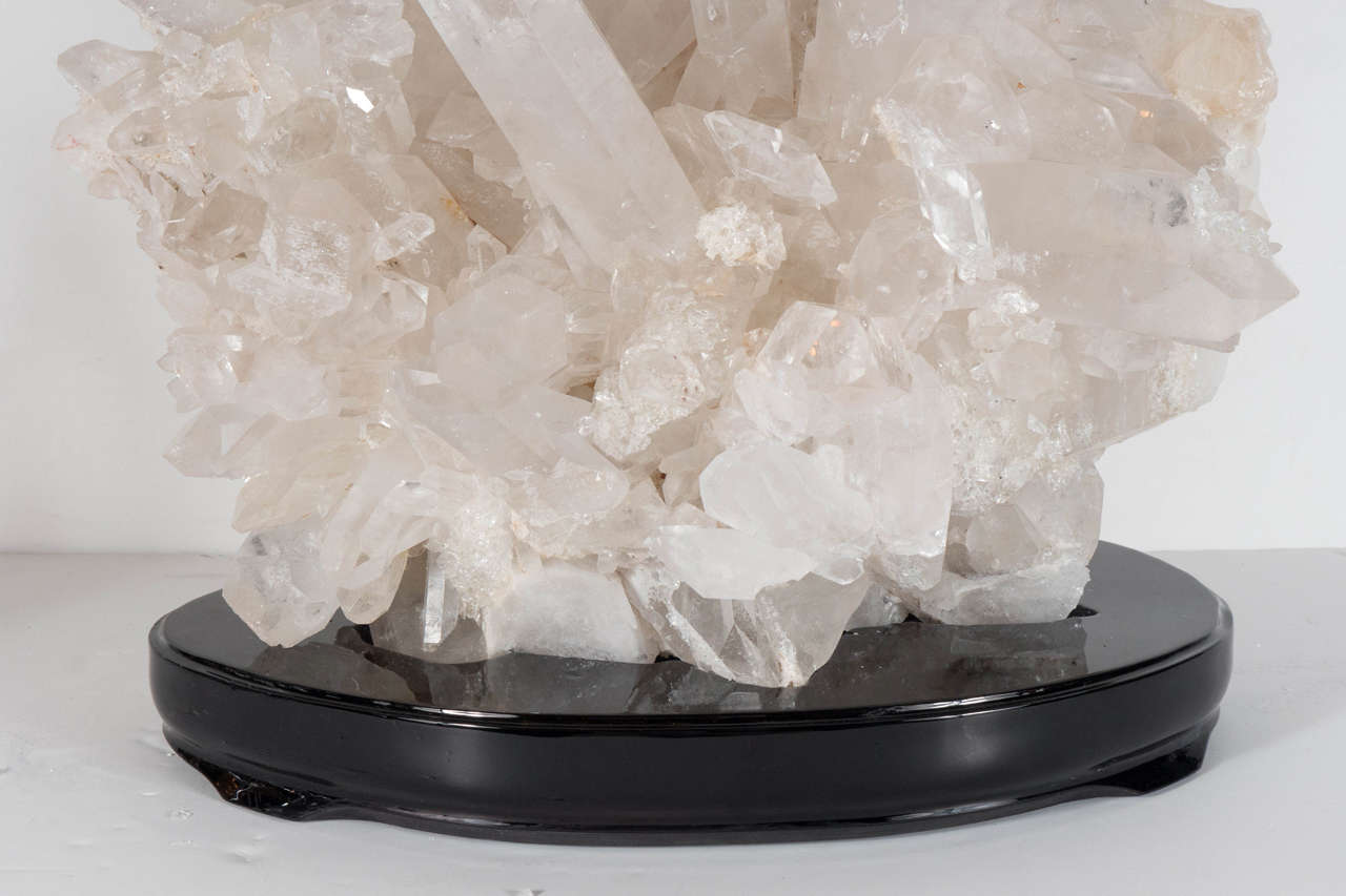 Organic Modern Impressive and Stunning Rock Crystal Quartz Mineral Specimen